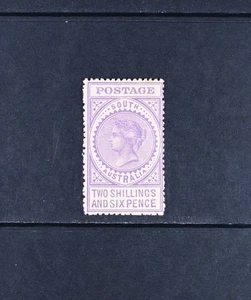 Australia del Sur Scott # 156 en estado bastante bueno con bisagras/HR Victoria Stamp Cat $80 - Imagen 1 de 2