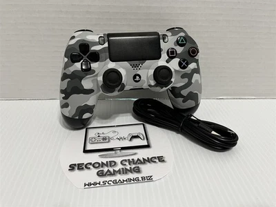 Mando Inalámbrico PlayStation 4 PS4 DualShock 4 - Blanco Negro Camuflaje CUH-ZCT1U Foto 1 de 4