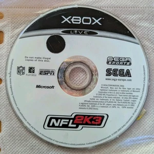 NFL 2K3 - Microsoft Xbox - Disc Only - PAL - Great Condition - Picture 1 of 2