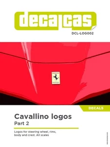DECAL 1/24 LOGOS FERRARI- DECALCAS - DCL-LOG002 - Imagen 1 de 1