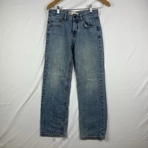 Levi's 550 Jeans Boys 12 Reg 26x26 Relaxed Fit Taper Leg Light Wash Denim Blue - Picture 1 of 13
