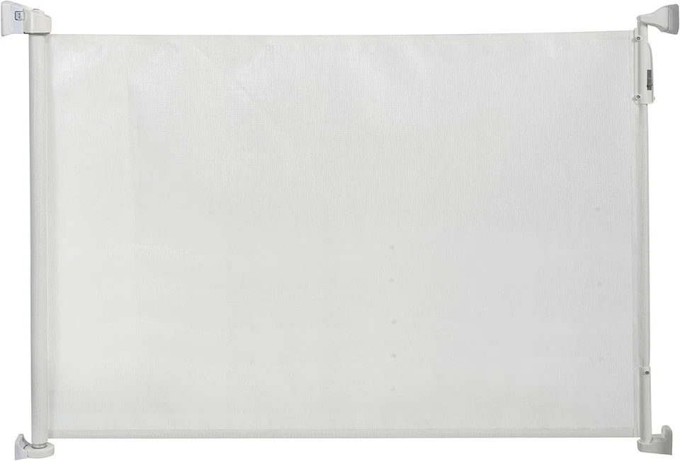 KIDCO MALLA DE PUERTA DE SEGURIDAD RETRÁCTIL PARA PROTECCIÓN INFANTIL - BLANCO Foto 1 de 4