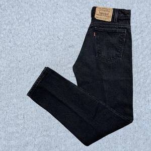 Vintage 90er 1990er Levi's 505 Jeans Regular Fit schwarz gerades Bein Herren 31x32 - Bild 1 von 5