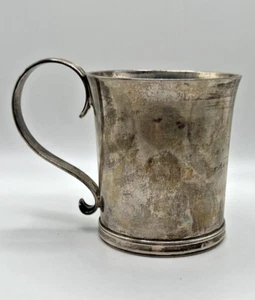 Taza bebé reproducción John Dixwell plata esterlina Tiffany & Co. grabada 202 g - Imagen 1 de 7