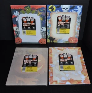 Halloween Copy Paper 8.5” X 11” Lot Of 4 ~ 25 Sheets Per Pack ~NEW ~ Geographics - Picture 1 of 1