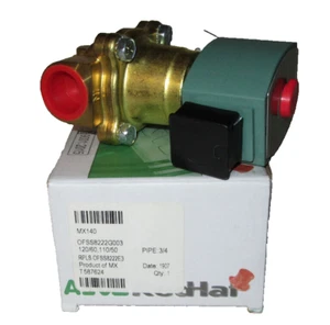 Asco Redhat OFSS8222G3 3/4" steam solenoid Valve 3/4″ NC 0/125 120v OFSS8222E3 - Picture 1 of 7