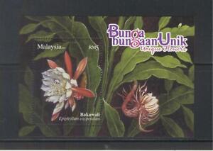 MALAYSIA 2008 UNIQUE FLOWERS BAKAWALI SOUVENIR SHEET OF 1 STAMP MINT MNH UNUSED
