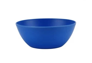 Set of 4 | Your Zone MINI Plastic Kids Bowls, Round, Microwave Safe 19 oz • Blue - Picture 1 of 6