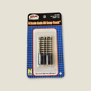 Atlas N Scale Code 80 Nickel Silver Bumpers 2 pack #2536 - Picture 1 of 1