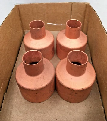 Nibco 2" X 3/4" Wrot Copper Reducing Coupling 600-R CXC W-1077  *Lot of (4)* - Image 1 of 2