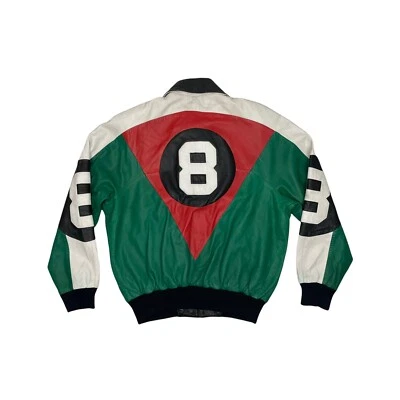 Vintage Michael Hoban 8 Ball Jacket Original North Beach Hobo USA Seinfield Mens - Image 1 of 4