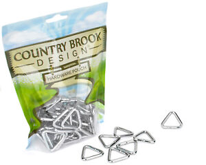 10 - Country Brook DesignÂ® 3/4 Inch Welded Triangle Rings
