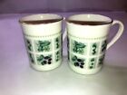 Pair of Royal Doulton 'Tapestry' TC1024 fine china coffee cups