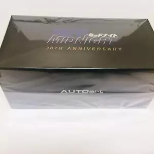 Autoart 1/18 Wangan Midnight Porsche 911 Turbo Blackbird Minicar Black NEW Japan - Picture 1 of 7