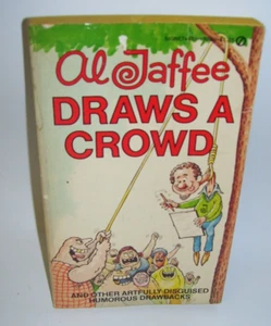 Antique Cartoon Book Al Jaffee Draws A Crowd  - Imagen 1 de 5