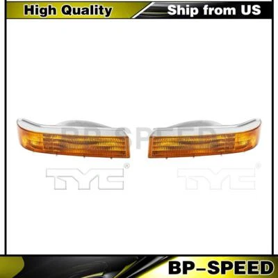 Se adapta a Ford F-150 1992-1996 2 X TYC intermitente delantero/conjunto de luz de estacionamiento Foto 1 de 4