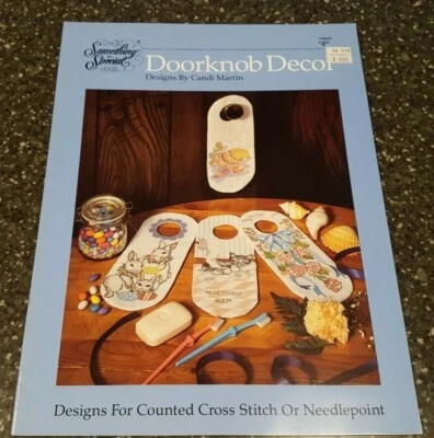 Doorknob Decor Holidays Something Special Cross Stitch Pattern 90037 - Image 1 of 2