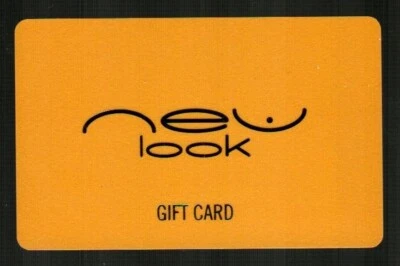 NEW LOOK ( UK ) Classic Logo Silver on Gold ( 2011 ) Gift Card ( $0 ) - Image 1 of 2