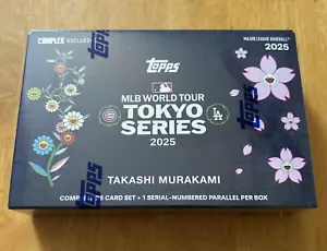 TAKASHI MURAKAMI + MLB WORLD TOUR TOKYO SERIES 2025 TOPPS Sealed BOX - In Hand - Picture 1 of 4