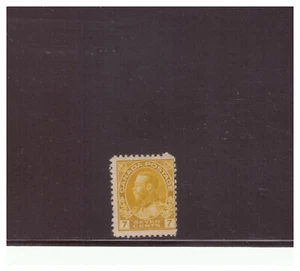 CANADA SC.113 1912 YELLOW OCHER KING GEORGE V MNH CAT. $130.00 PG6 - Picture 1 of 2