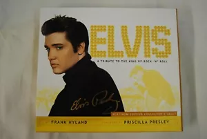 Elvis a Tribute To The King Di Rock N Roll Platino Edizione Frank Hyland Libro - Foto 1 di 3