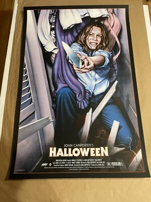 Pôster HALLOWEEN JASON EDMISTON Serigrafia MONDO Laurie VARIANTE 2018 Numerado - Imagem 1 de 4