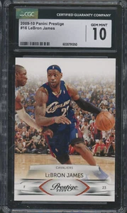 2009 Panini Prestige #16 Lebron James Gem Mint CGC 10 - Picture 1 of 2