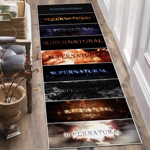 Alfombra sobrenatural, alfombra trampa del diablo, alfombra de sala de películas, alfombra de terror VHS, alfombra de películas VHS - Imagen 1 de 10