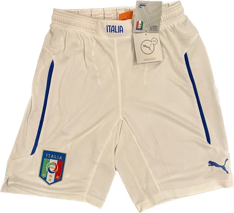 New With Tags AUTHENTIC Puma Italy Away Shorts - Youth (L) Cover