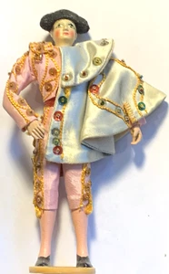 Vintage Munecos Carselle Mexican Spanish Man Doll 6" tall - Picture 1 of 10