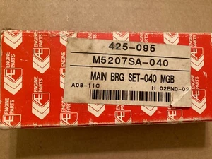Main Engine Bearing set .040 New Old Stock AE Made in UK 425-095 Moss - Picture 1 of 6