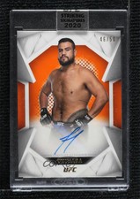 2020 Topps UFC Striking Signatures Orange /50 Tai Tuivasa #STS-TT Auto