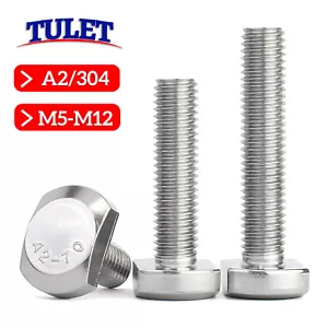 T-Bolt M5 M6 M8 M10 M12 Drop In Hammer A2 Stainless Steel T Slot - Picture 1 of 49