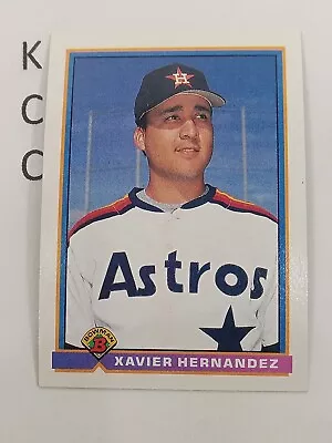 1991 Bowman Baseball #545 Xavier Hernandez Houston Astros - Image 1 of 2