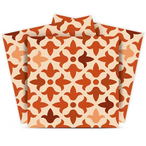 7" X 7" Terra Cotta Tango Peel and Stick Tiles - Picture 1 of 10