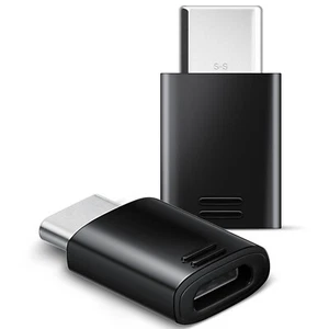 Original Samsung MicroUSB weiblich zu umkehrbarem USB Typ-C-Adapter männlich - Bild 1 von 5