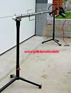 Spanferkelgrill BBQ Grill mit Drehspieß Elektrogrill Grill Lammgrill Rotisserie - Bild 1 von 17