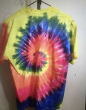 Medium-1960 Theme Reproduction Hippie Tie Dye Tee Shirt-Nwt-Psychedelic Pattern
