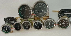 Smiths-52mm-Kit-Temp-Oil-Fuel-Oil Temp Volt +Amp +rpm+speedometer 85 mm - Picture 1 of 3