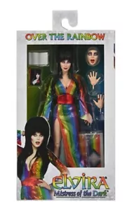 Figurine Over the Rainbow Elvira (Pride) Clothed Figure Collection NECA - Imagen 1 de 9