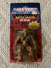 1983 MASTER OF THE UNIVERSE MOTU BATTLE ARMOR HE MAN SEALED MOC MATTEL VINTAGE