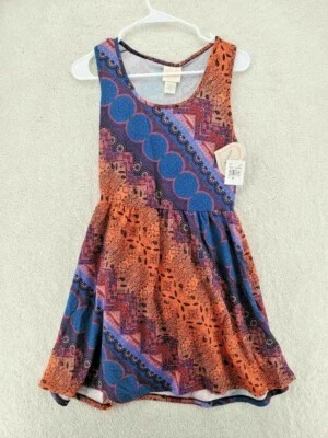 Vestido Autoestima Línea A, Geométrico Elastizado Sin Mangas Mujer Mediano Nuevo Foto 1 de 4