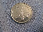 1998 The Gambia coin 25 Bututs  PALM TREE  nice  Africa Coin 