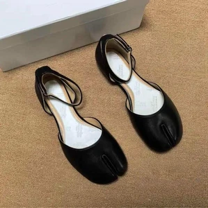 Maison Margiela Tabi Schuhe Ballerinas flach Gr. 37 US7 UK4 schwarz fast neuwertig - Bild 1 von 7