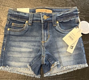 Girls Sz 8 Joe’s Jean Shorts Markie Mid Rise Stretch New Medium Wash NWT - Picture 1 of 9