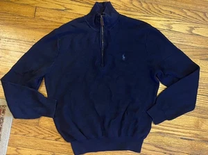 Polo Ralph Lauren Soft Weave Shirt Herren Large Pony Navy - Bild 1 von 9