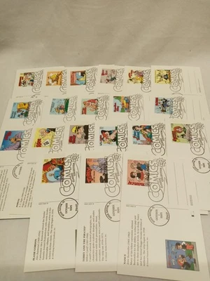 US First Day Issue Postcards - Lot of 20 - 1995 COMIC STRIPS UX221-240 (FDC245) - Image 1 of 4