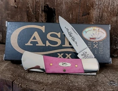 CASE XX * SFO 2025 SMOOTH PINK LADY CASE BUBBA GUM LOCKBACK KNIFE KNIVES - Image 1 of 3