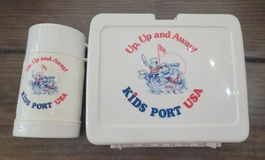 Kinder Port Vintage Brotdose mit Thermoskanne "Up Up And Away" Neu!! - Bild 1 von 2