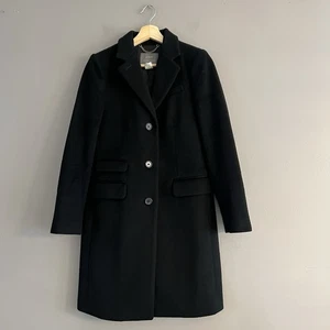 Chaquetón de lana J.Crew de Nello Gori 100 % lana clásico aislante negro talla 0 - Imagen 1 de 18